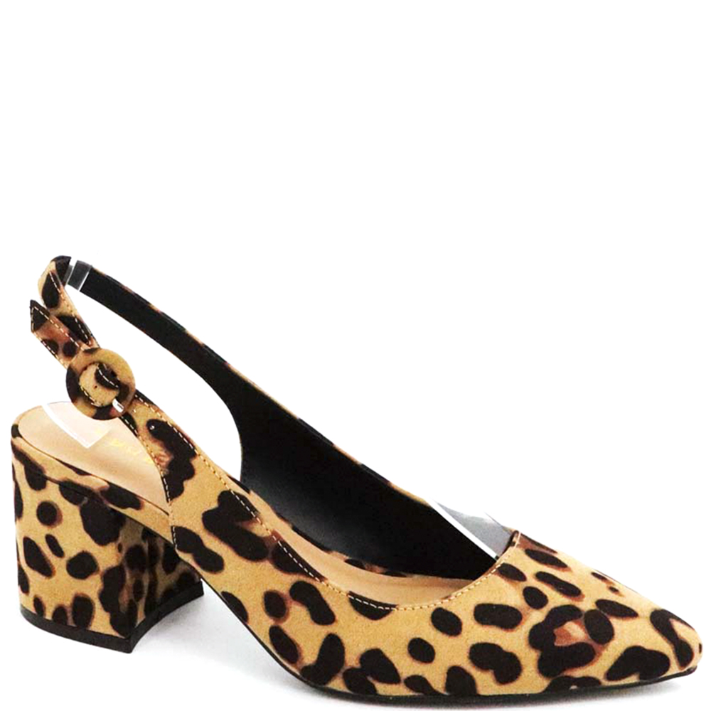 LOW BLOCK SLINGBACK PUMP 12 PAIRS