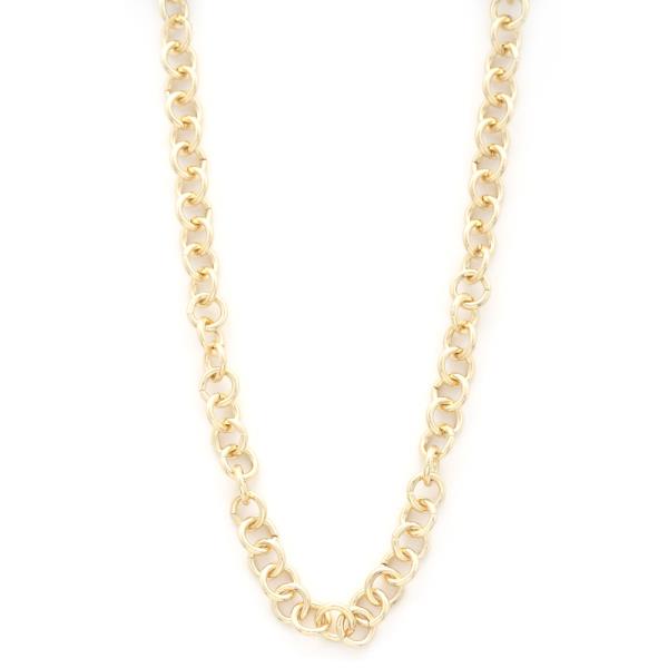 CIRCLE LINK METAL NECKLACE
