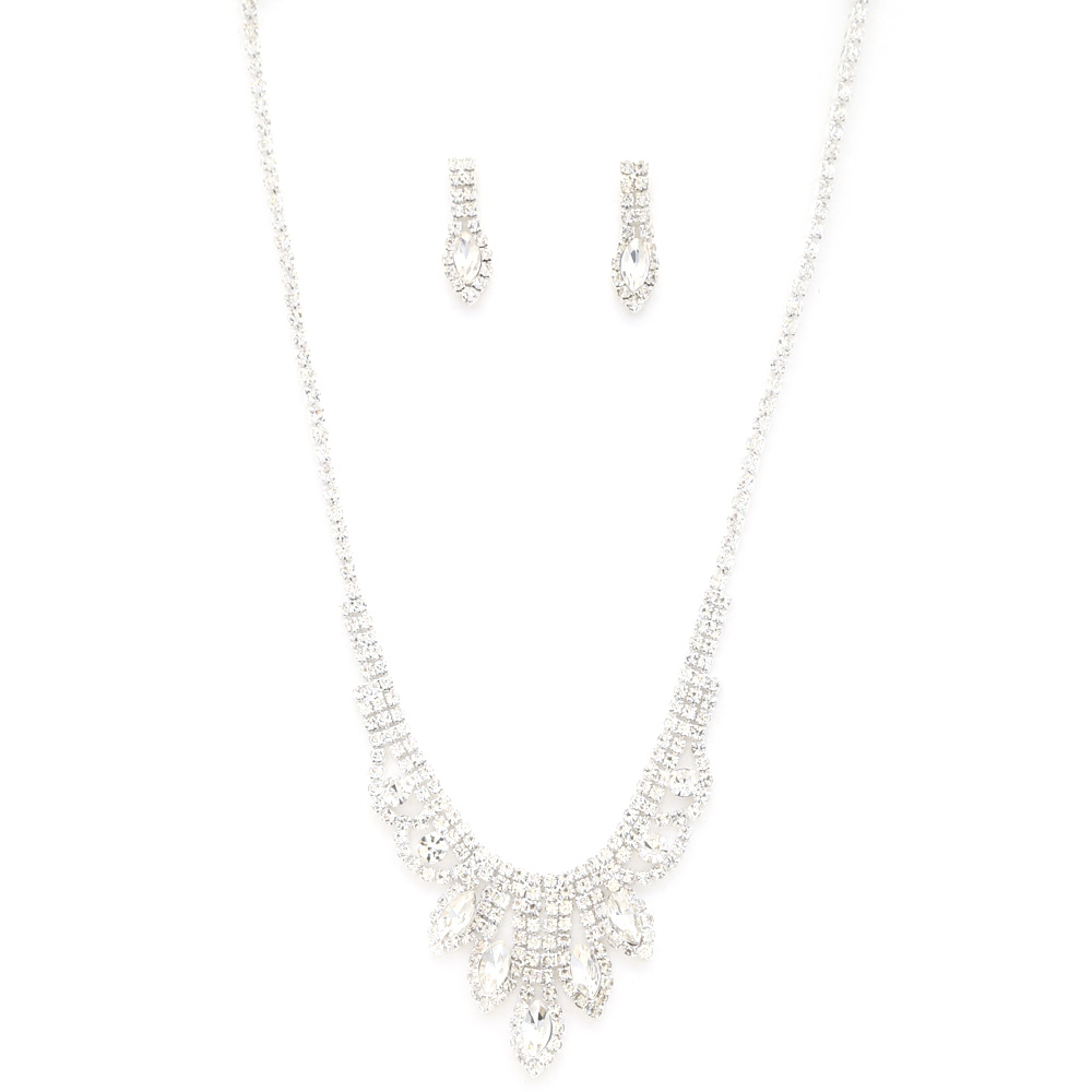 MARQUISE RHINESTONE NECKLACE