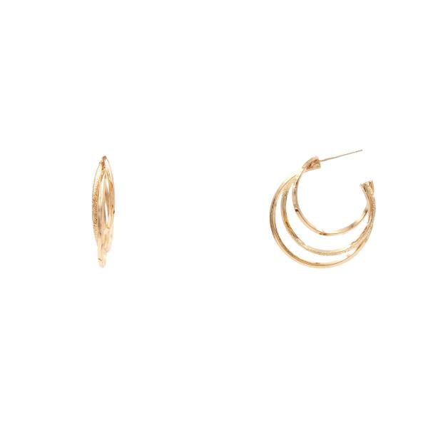 LAYERD HOOP EARRING