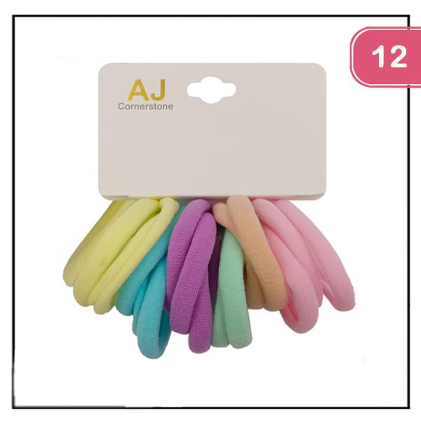 FASHION HAIR TIE (12 UNITS)