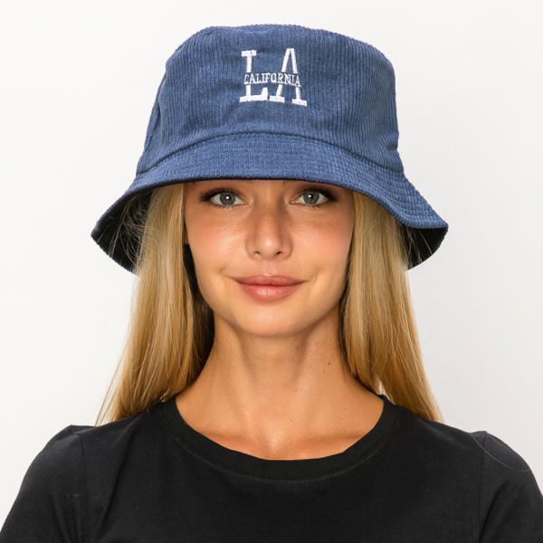 CORDUROY LA CALIFORNIA BUCKET HAT