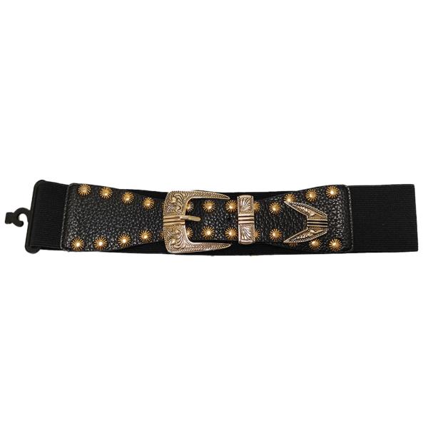 WESTERN STYLE BUCKLE ELASTIC BELT