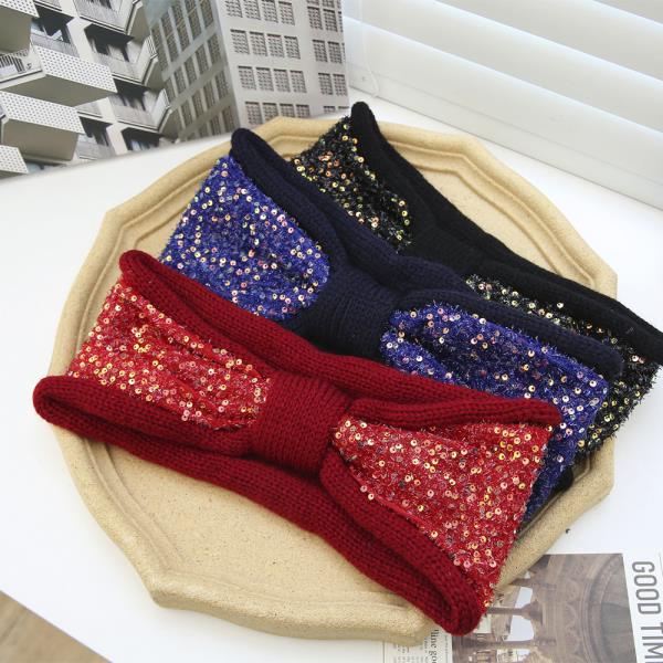 SEQUIN MID KNOT HEADBAND (12 UNITS)