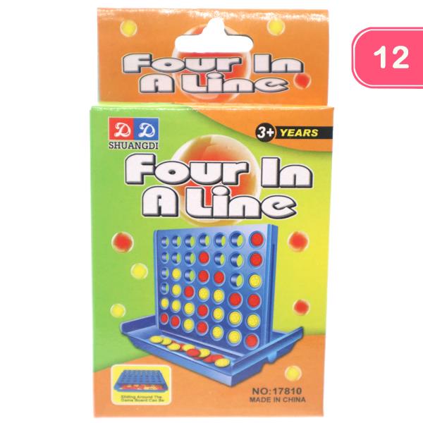 FOUR IN A LINE GAME TOY  (12 UNITS)