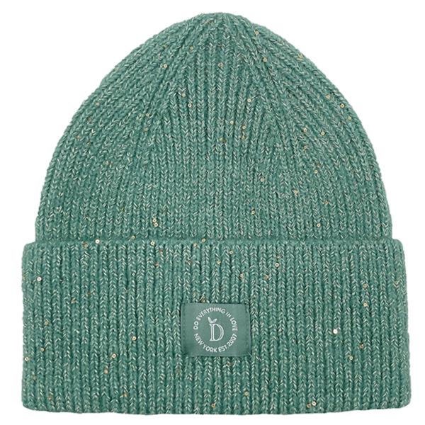 LUREX SEOUIN CUFF BEANIE