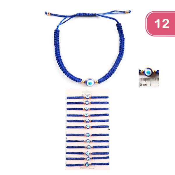 FASHION EVIL EYE BRACELET (12 UNITS)
