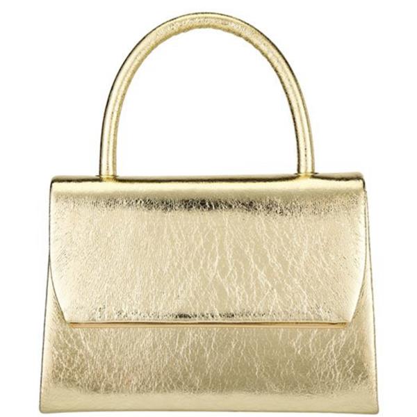 LADIES FAUX LEATHER EVENING HAND BAG