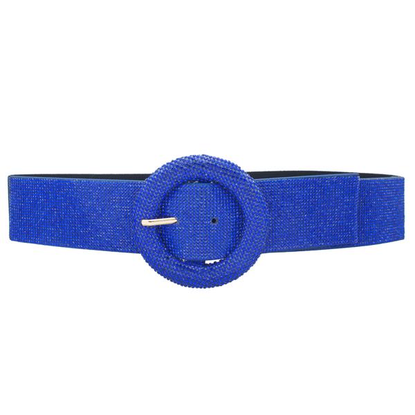 GLAM OUT CIRCLE BUCKLE RS ELASTIC BELT