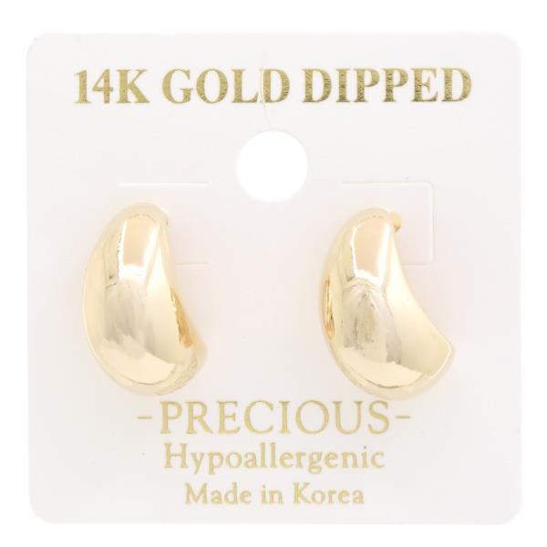 4K GOLD DIPPED HYPOALLERGENIC EARRING