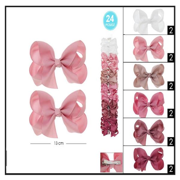 FASHION RIBBON HAIR BOW (24UNITS)