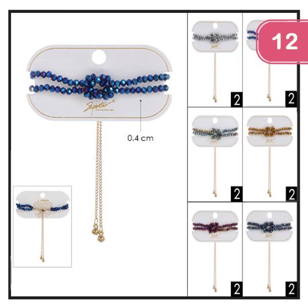 FASHION BEADED BRACELET (12 UNITS)