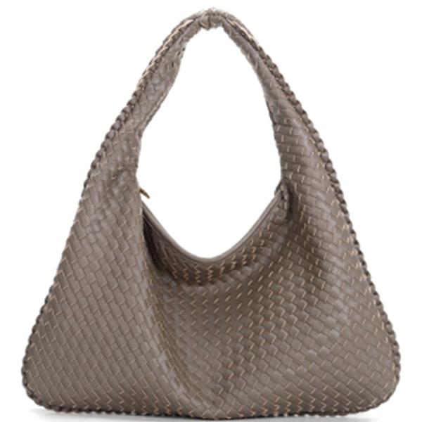 TEXTURED SHOULDER HOBO BAG