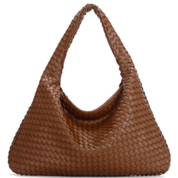 TEXTURED SHOULDER HOBO BAG