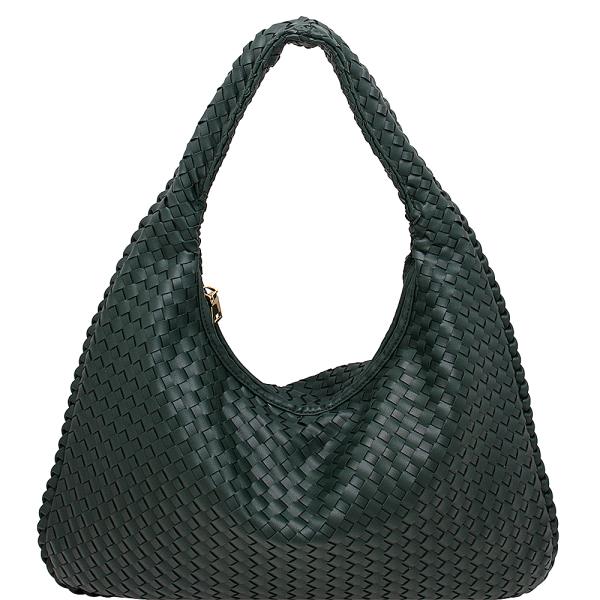 TEXTURED SHOULDER HOBO BAG