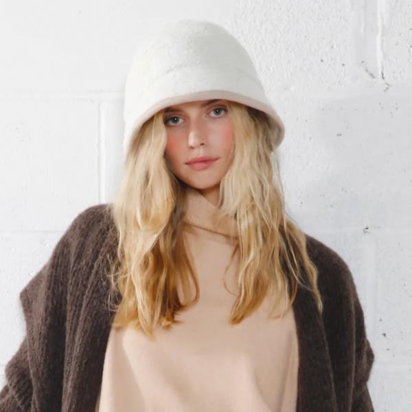 SHEARLING BUCKET HAT