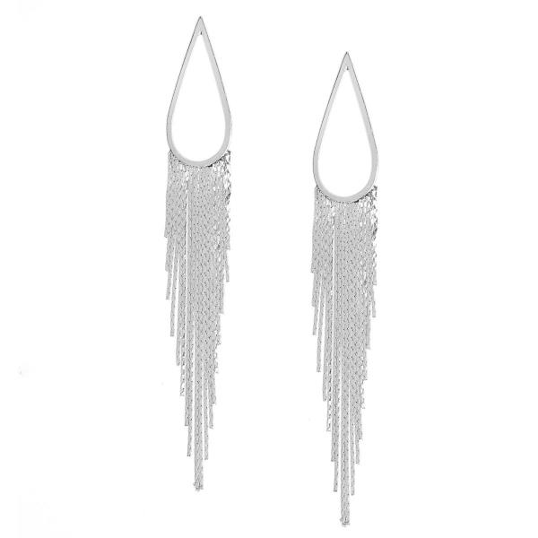 METAL DROP EARRING