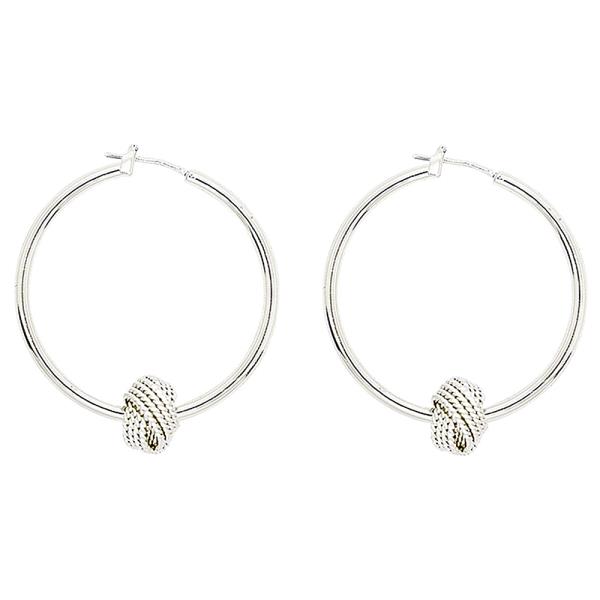 DESIGN METAL HOOP EARRING