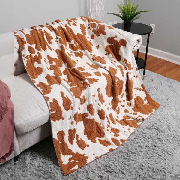 COW THROW BLANKET