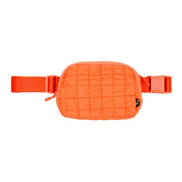 CC QUILTED PUFFER FANNY PACK