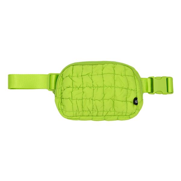 CC QUILTED PUFFER FANNY PACK