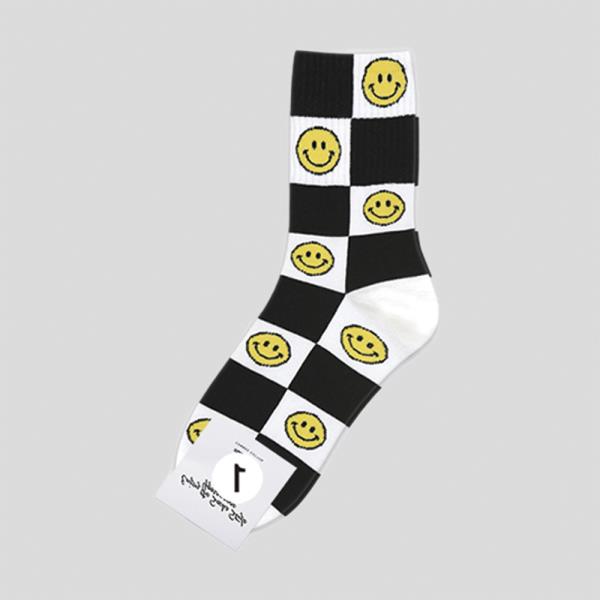 HAPPY FACE ANKLE SOCKS