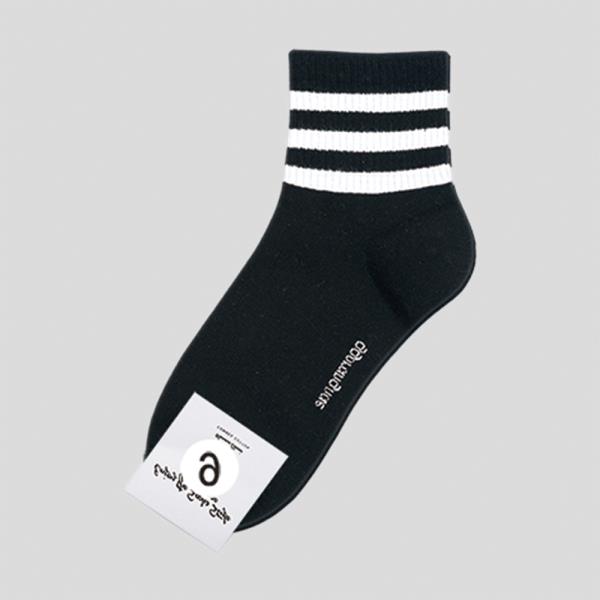 3 STRIPE ANKLE SOCKS