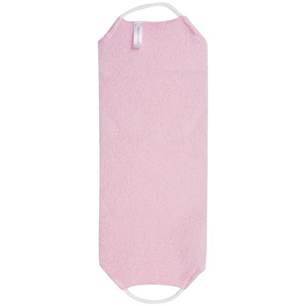 SPA SOLUTIONS EXFOLIATING STRETCH TOWEL PINK