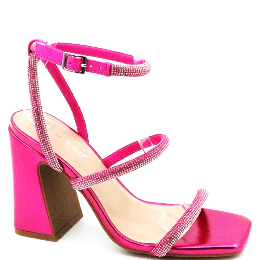RHINESTONE STRAPPY SANDAL 12 PAIRS