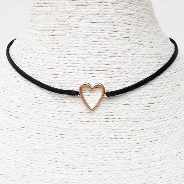 HEART CHOKER NECKLACE