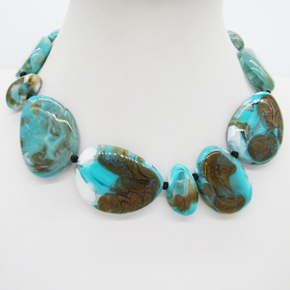 MARBLE BEAD NECKLACE