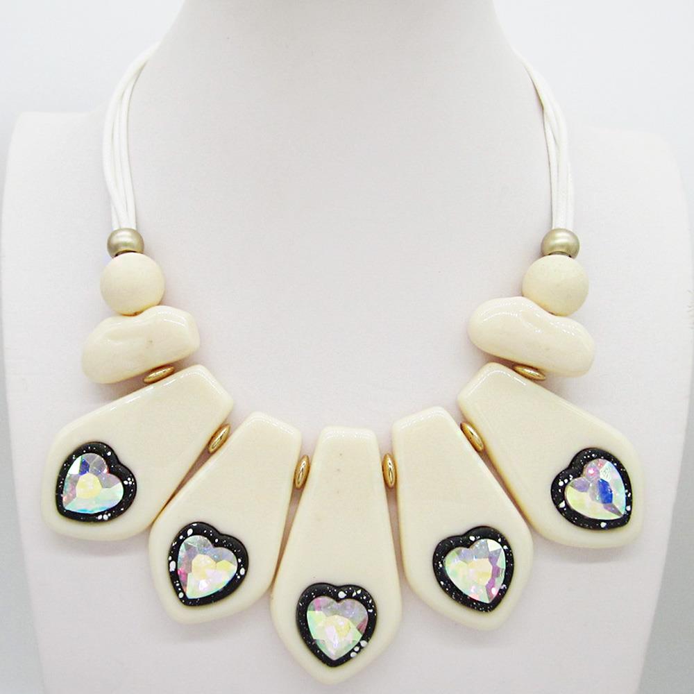 HEART RHINESTONE NECKLACE