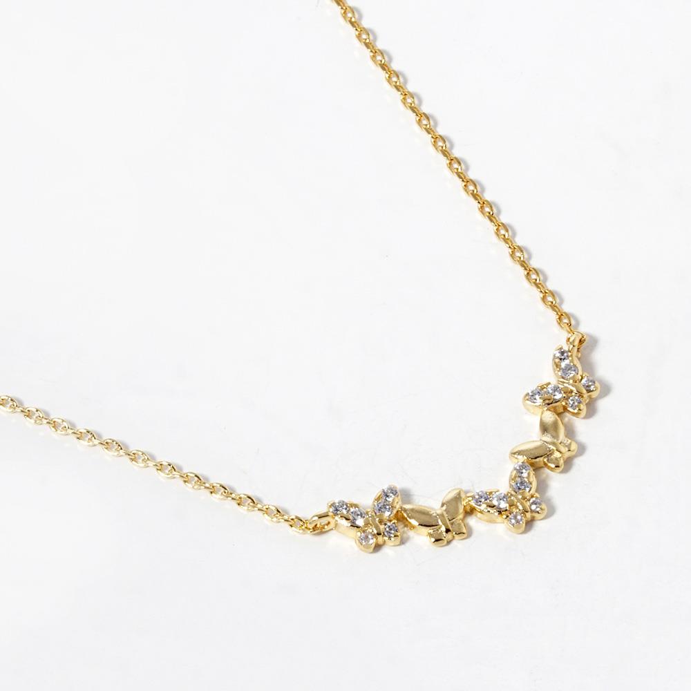 18K GOLD RHODIUM DIPPED DON`T FEAR CHANGE NECKLACE