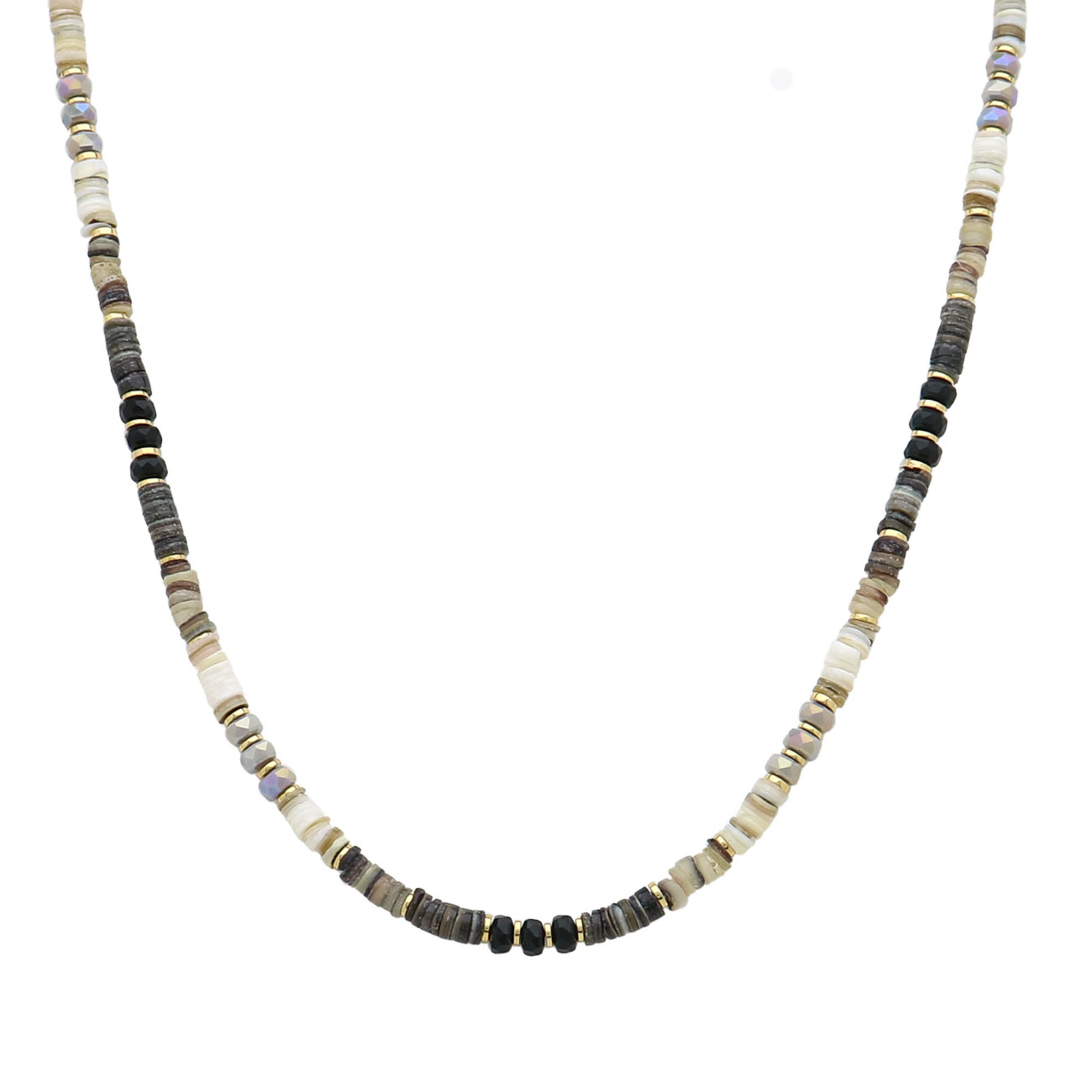 MIXED MATERIAL NECKLACE