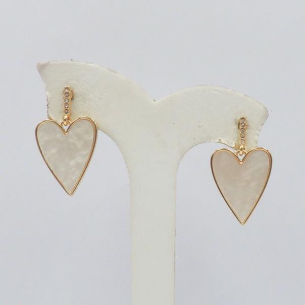 HEART DANGLE EARRING