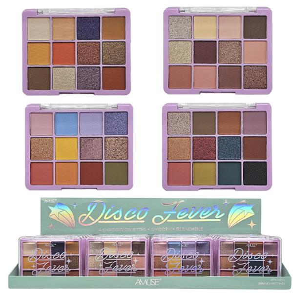 AMUSE DISCO FOREVER 4 SHADOW PALETTES (24 UNITS)