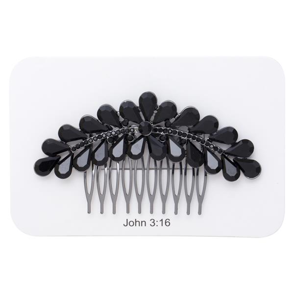 CRYSTAL HAIR COMB