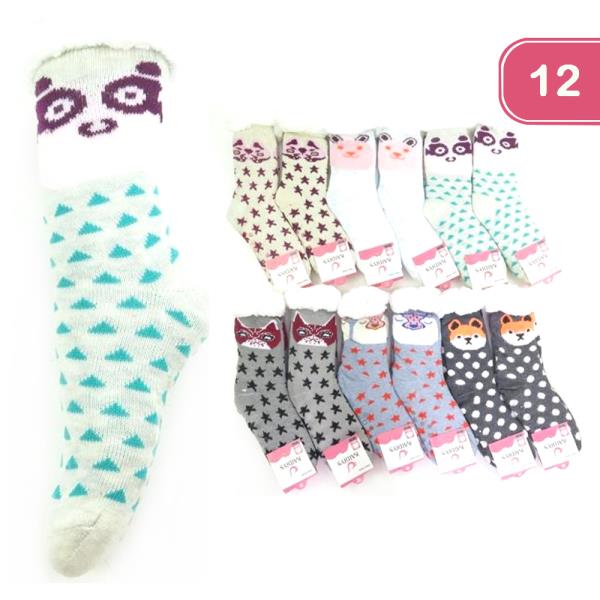 FASHION FUZZY SOCKS (12UNITS)