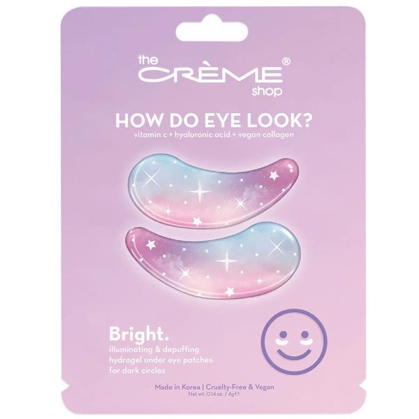 THE CREME SHOP HOW DO EYE LOOK BRIGHT UNDER EYE PATCHES SET (6 UNITS)