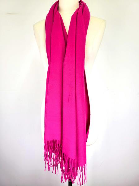 SOLID COLOR OBLONG SHAWL SCARF