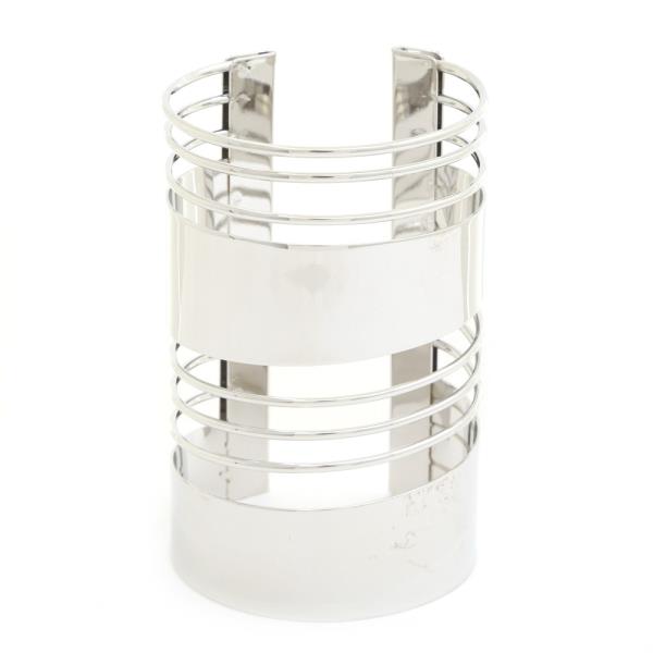 LINED METAL CUFF BRACELET