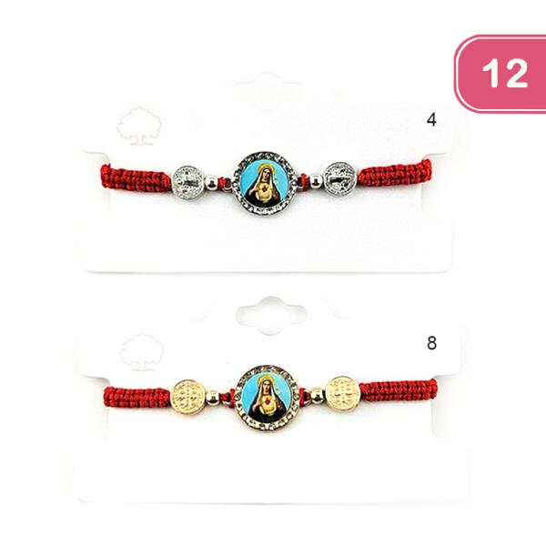 OUR LADY OF GUADALUPE BRACELET (12 UNITS)