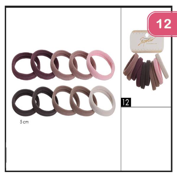 FASHION HAIR TIE (12 UNITS)