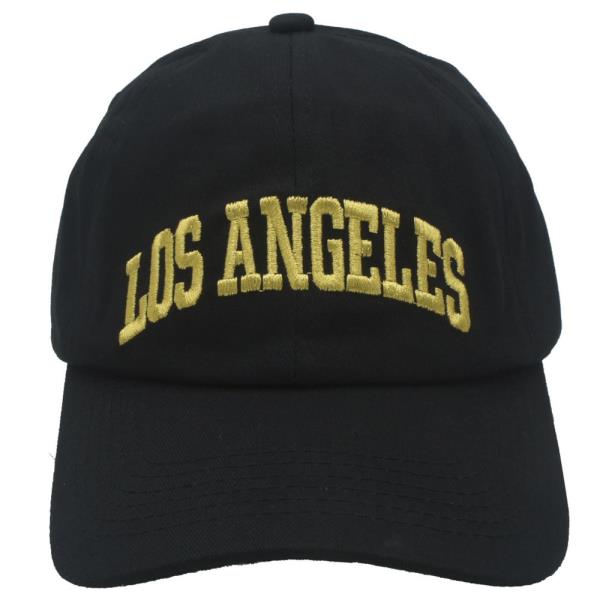 METALLIC LOS ANGELES EMBROIDERED CAP