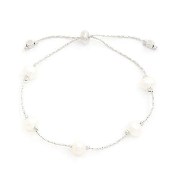 PEARL BEAD SLIDE BRACELET