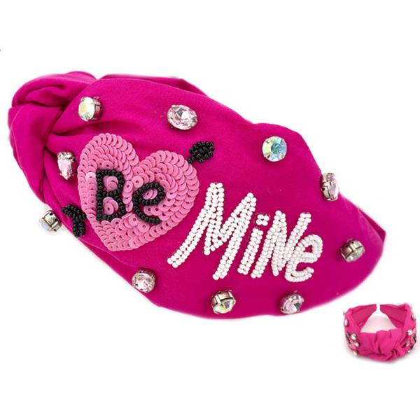 SEED BEAD BE MINE HEADBAND