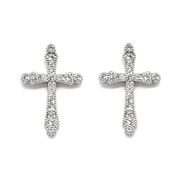 CROSS RHINESTONE EARRING