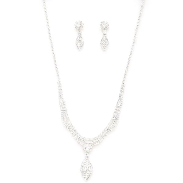 MARQUISE RHINESTONE NECKLACE