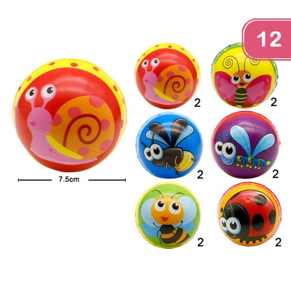 INSECTS PRINT BALL (12UNITS)