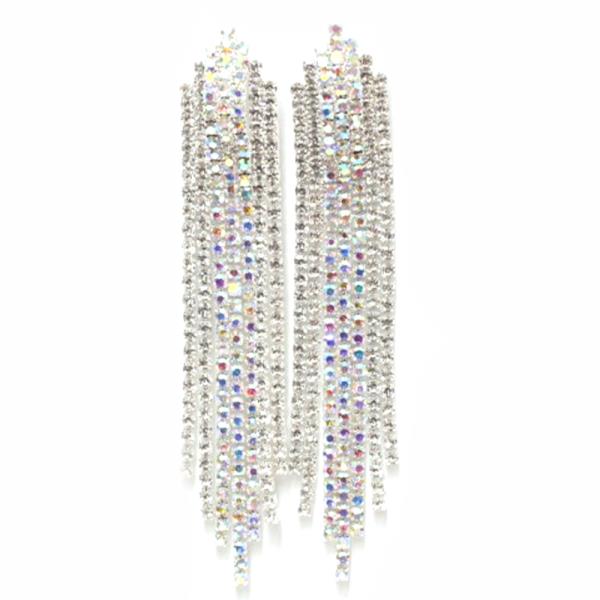 RHINESTONE PARTY BRIDAL EARRING